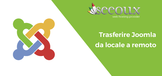 trasferire joomla da locale a remoto